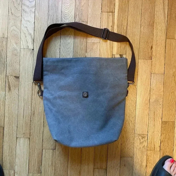 Unique, One of a Kind Canvas Festival Bucket Bag - Picture 10 of 14